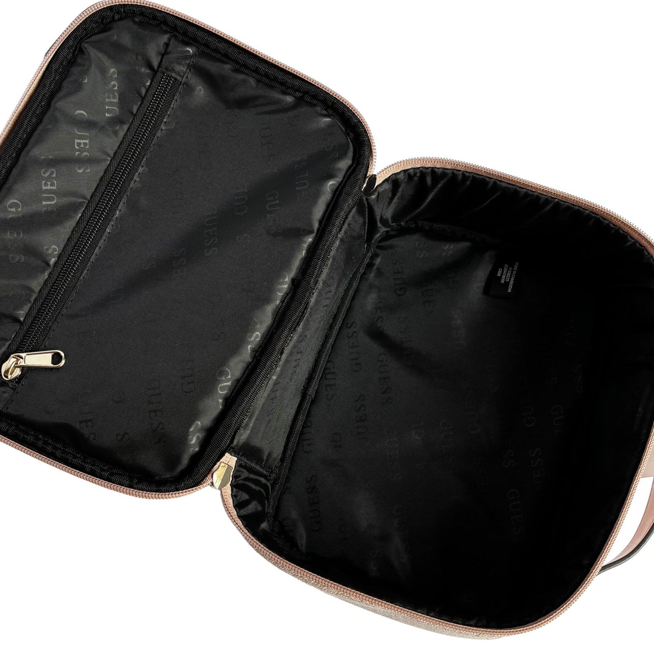 Blush Monogram Travel Cosmetic Bag