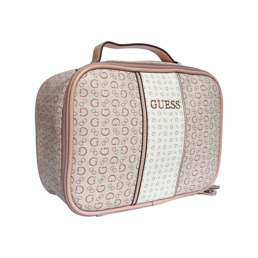 Blush Monogram Travel Cosmetic Bag