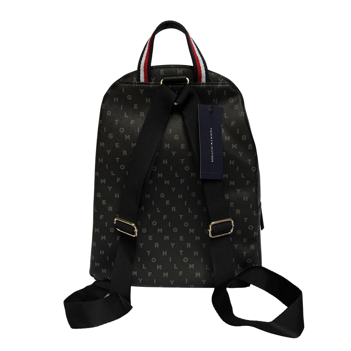 Black Monogram Backpack