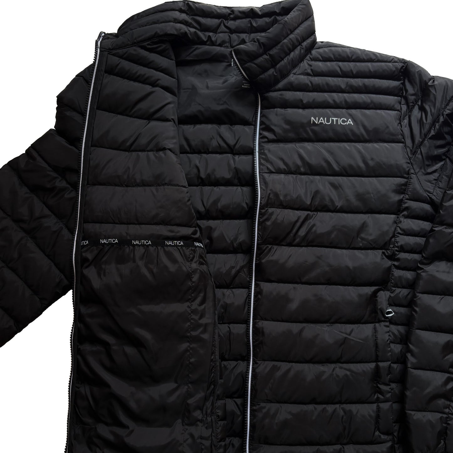 Men's Water & Wind Resistant Puffer Jacket - Black