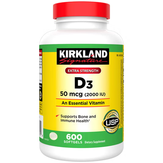 Kirkland Signature Extra Strength Vitamin D3 50 mcg