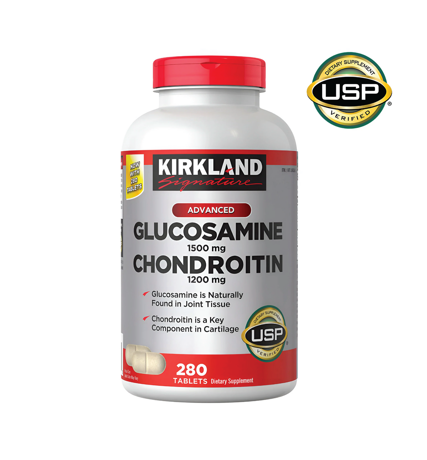Kirkland Signature Advanced Glucosamine 1500 mg & Chondroitin (1200 mg)