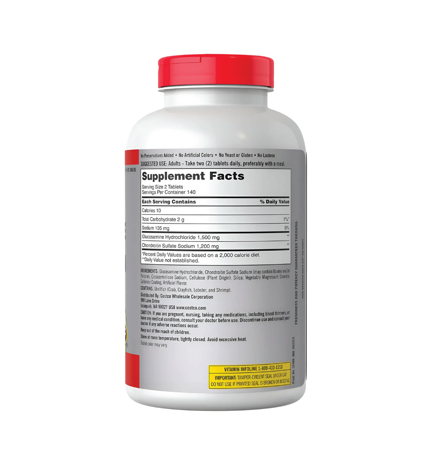 Kirkland Signature Advanced Glucosamine 1500 mg & Chondroitin (1200 mg)