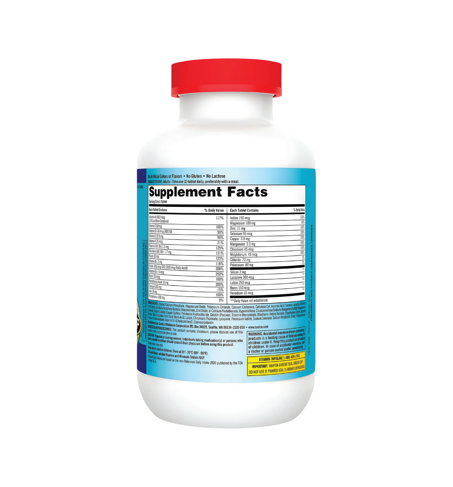 Kirkland Signature Daily Multi Vitamins & Minerals