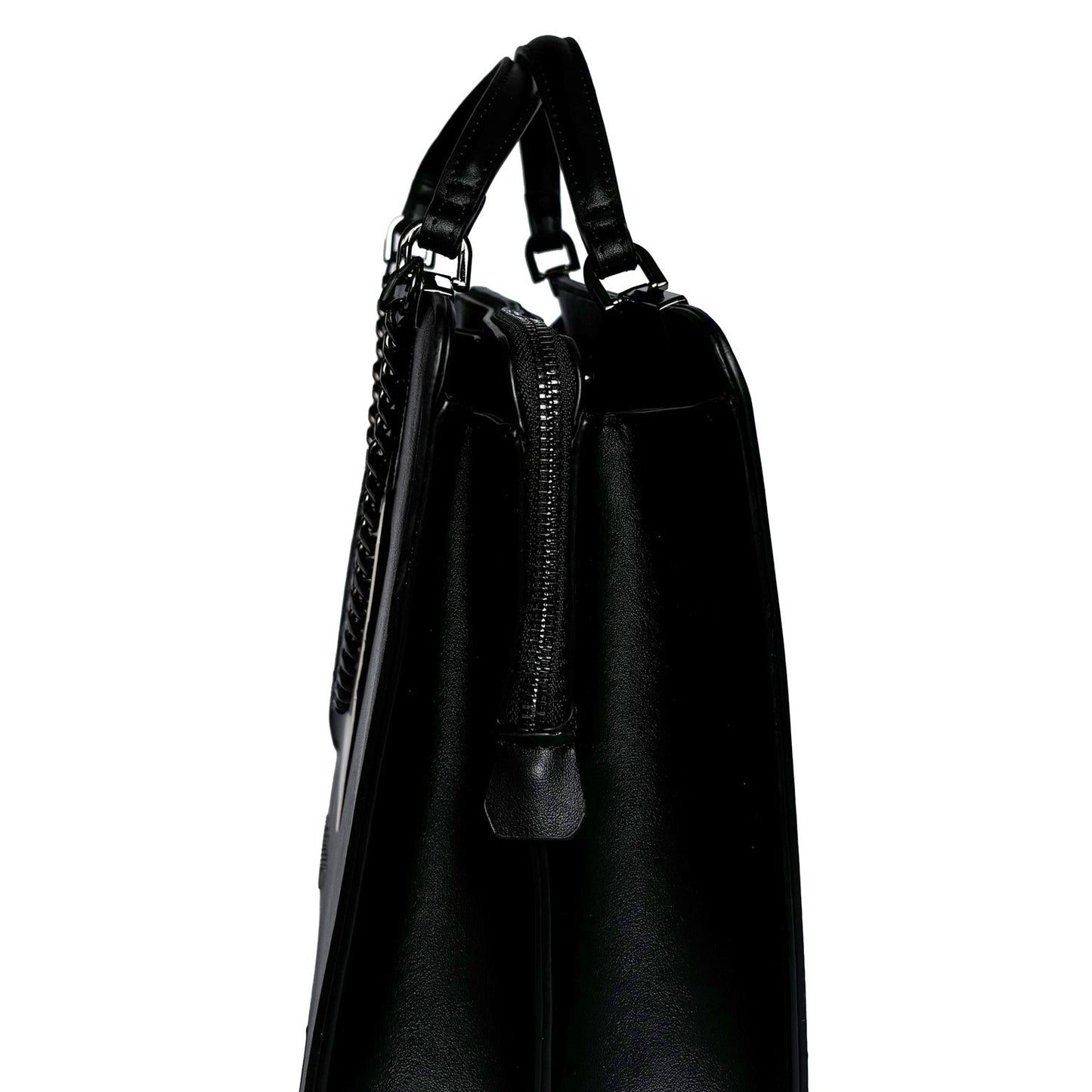 Black Matte Satchel