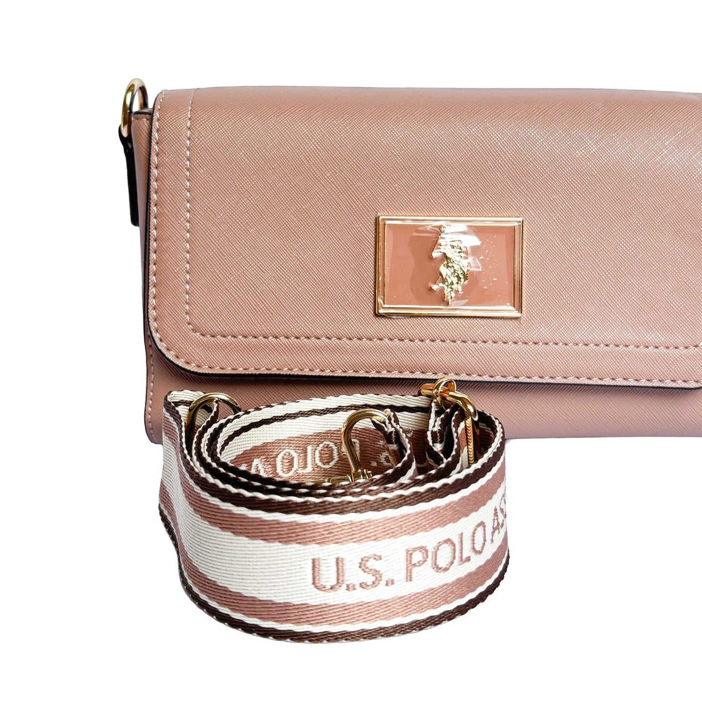 Mauve Crossbody Clutch