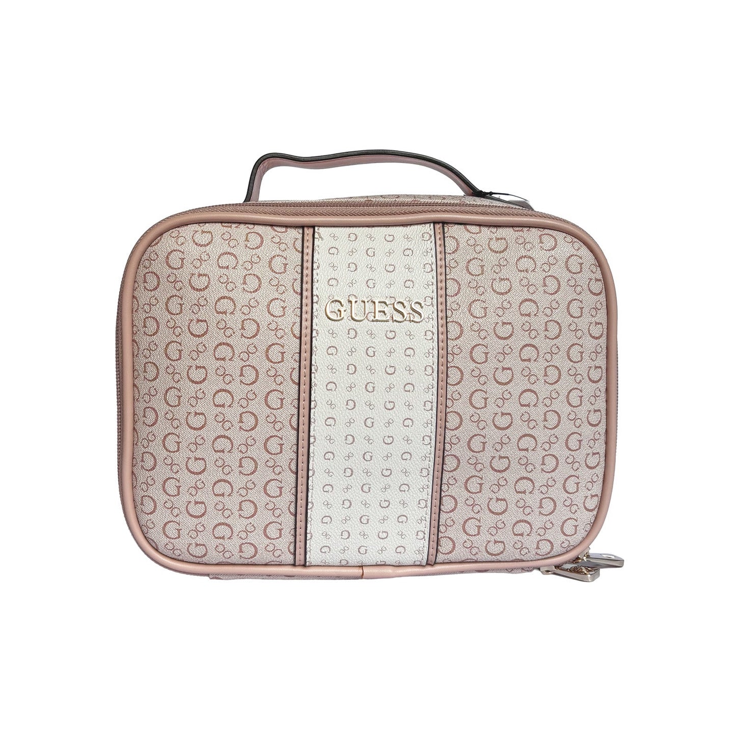 Blush Monogram Travel Cosmetic Bag