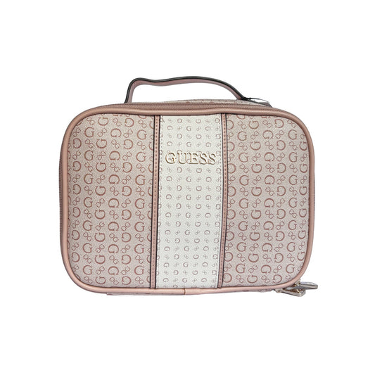 Blush Monogram Travel Cosmetic Bag
