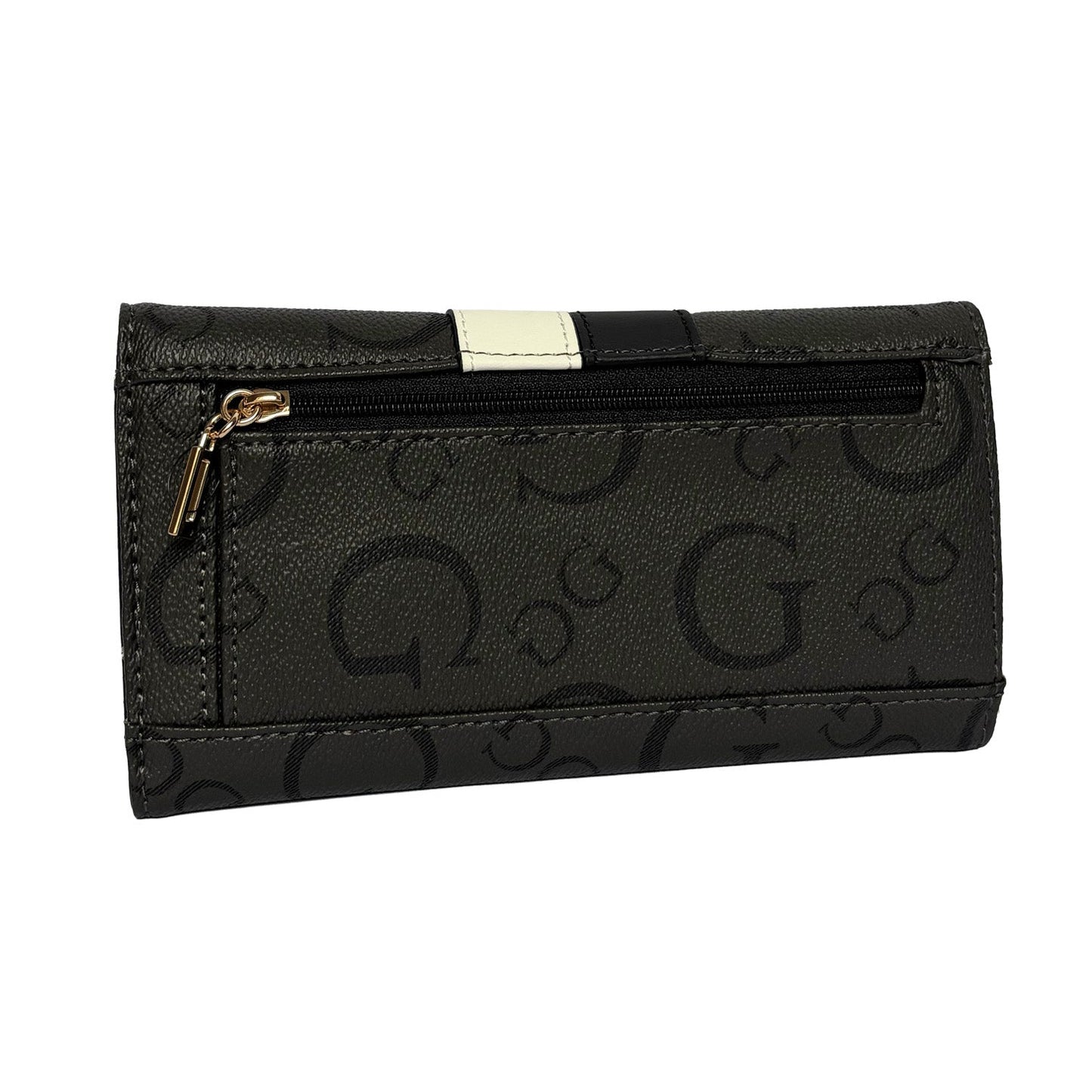 Coal Kerry Monogram Trifold Wallet