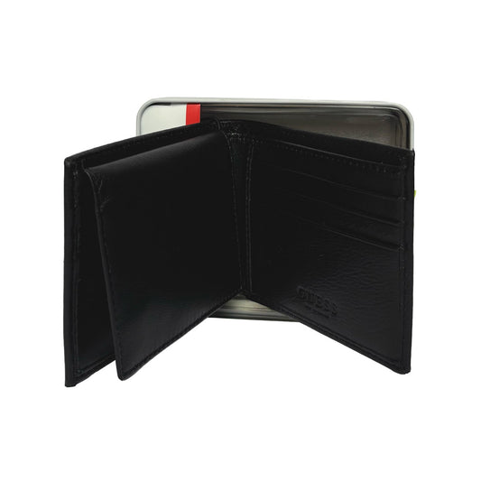 Black Leather Bifold Wallet