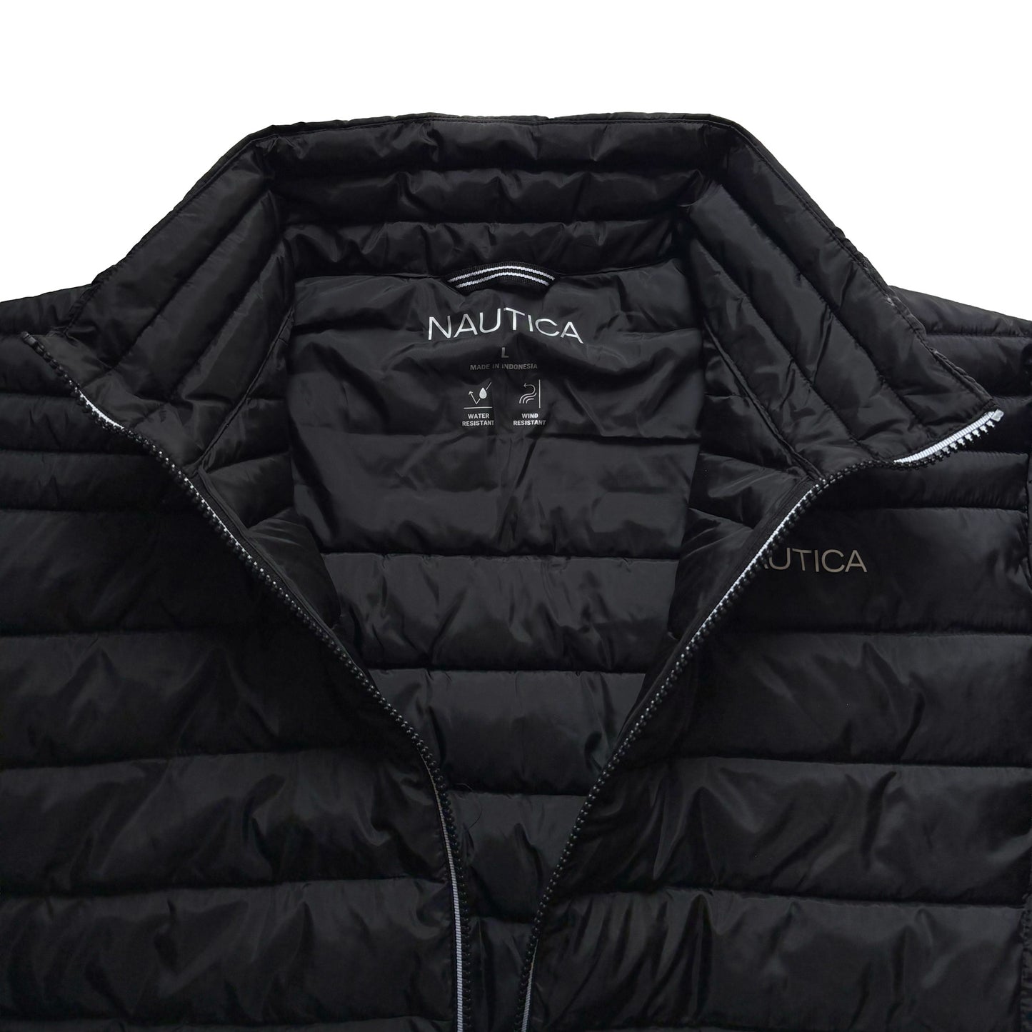 Men's Water & Wind Resistant Puffer Jacket - Black